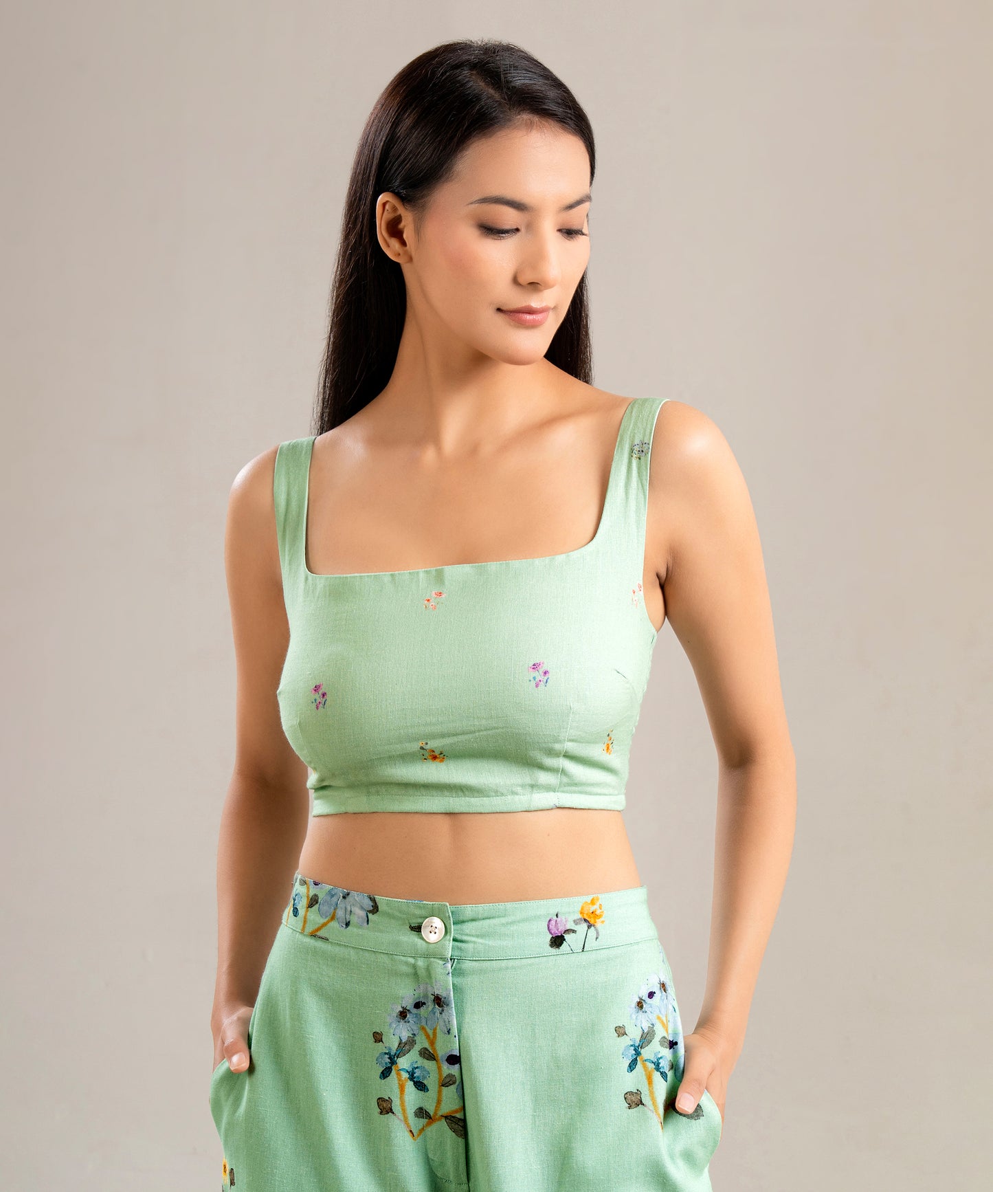 Girona Co-ord Set (Mint)