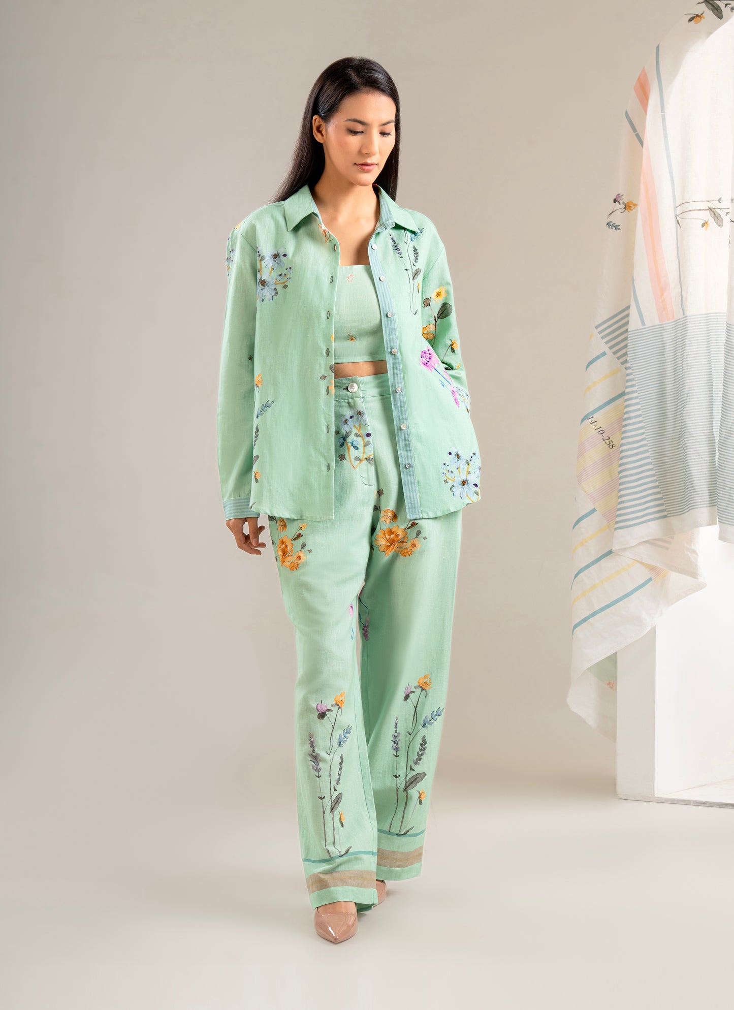 Girona Co-ord Set (Mint)