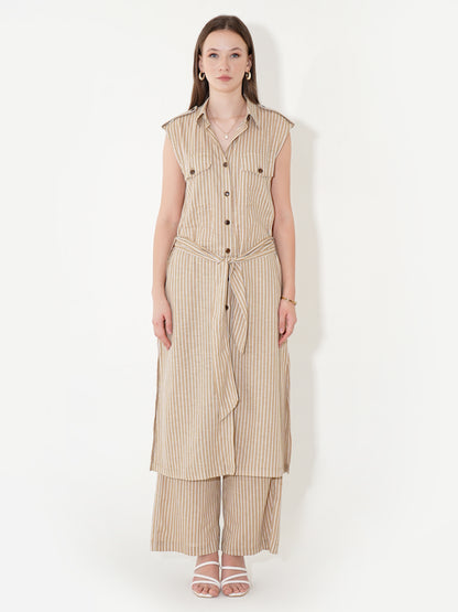 Cinnamon Stripe Coord Set