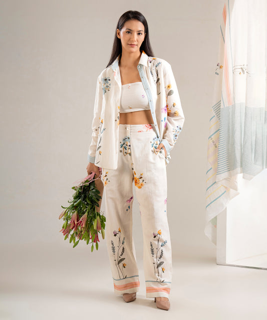 The Girona Co-ord Set (Ivory)