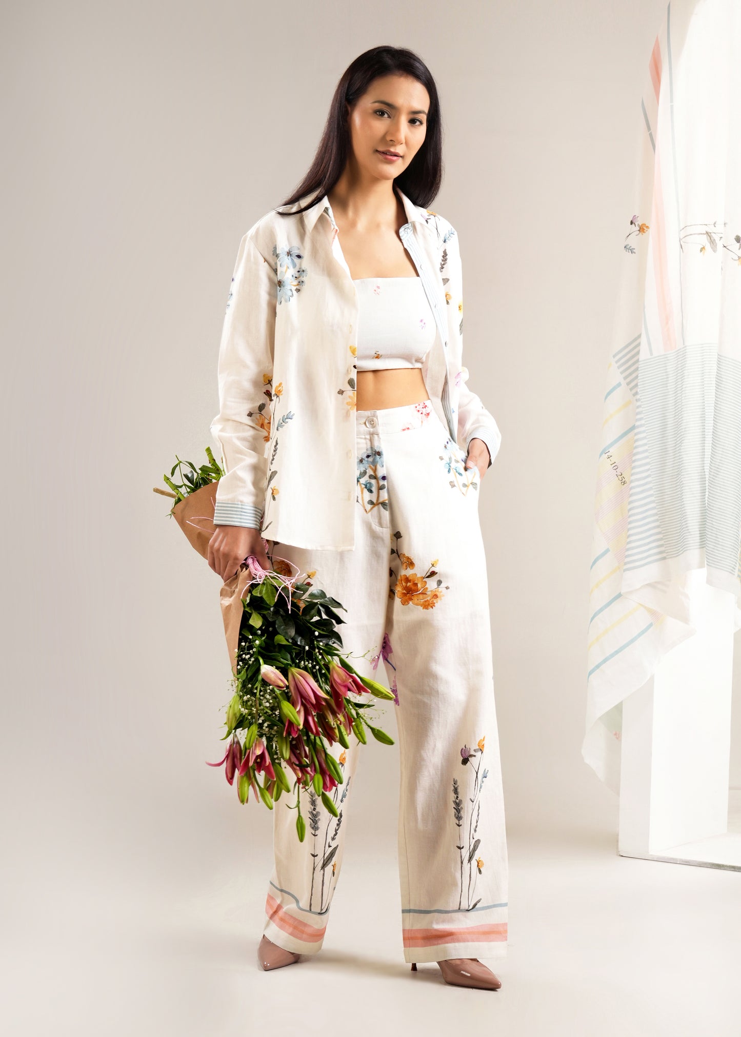 The Girona Co-ord Set (Ivory)