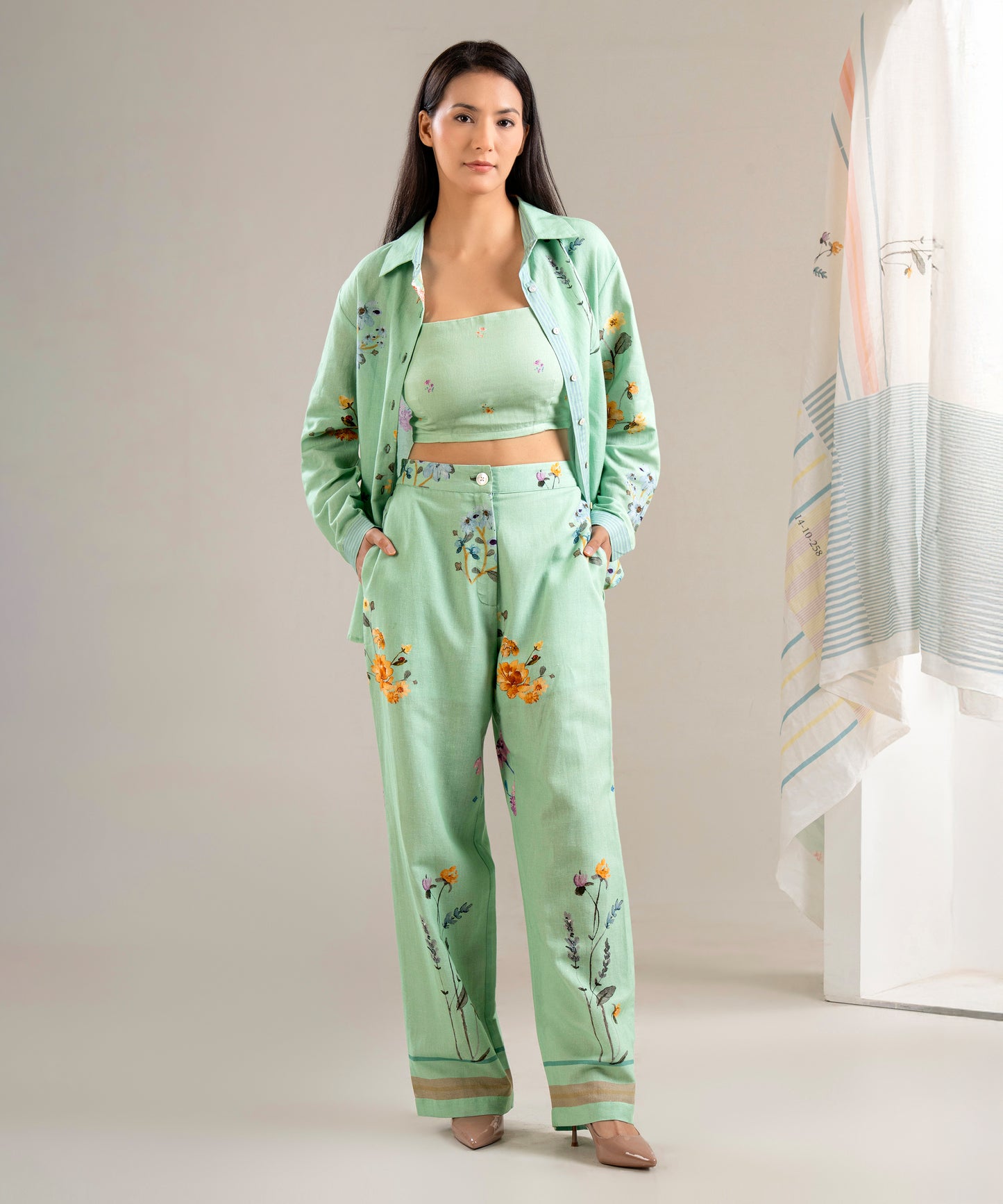 Girona Co-ord Set (Mint)