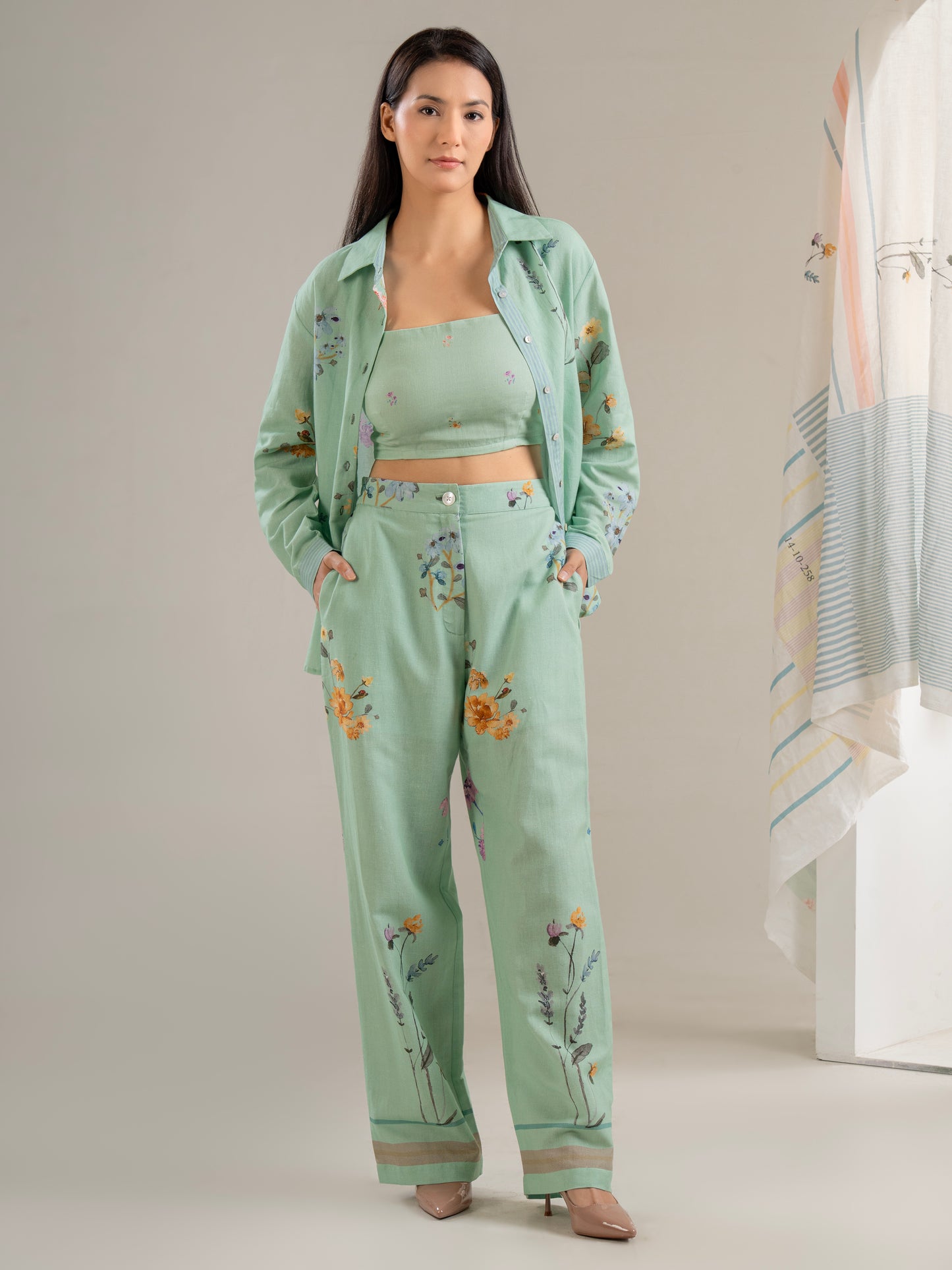 Girona Co-ord Set (Mint)