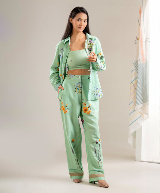 Girona Co-ord Set (Mint)