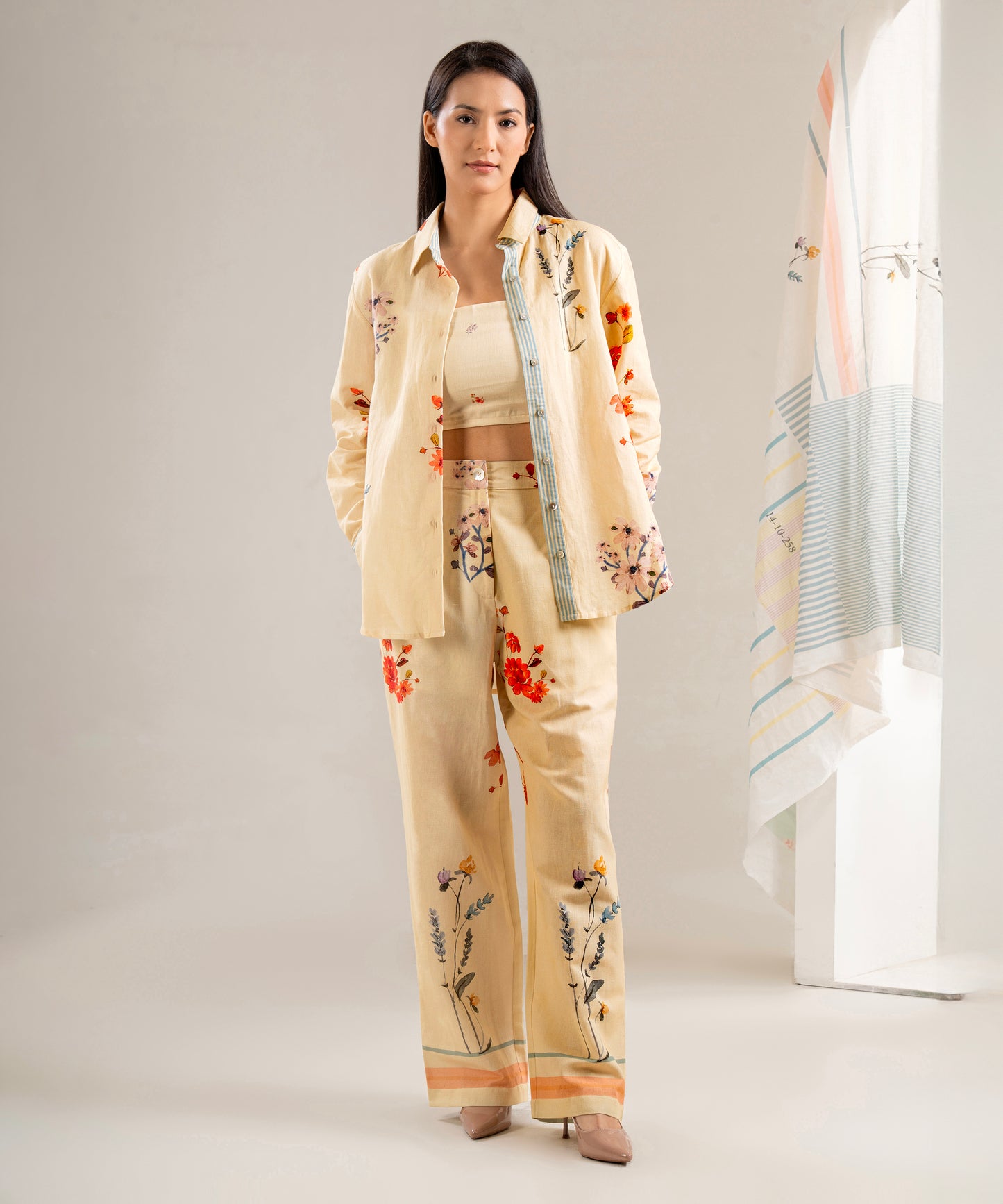 Girona Co-ord Set (Butter Yellow)